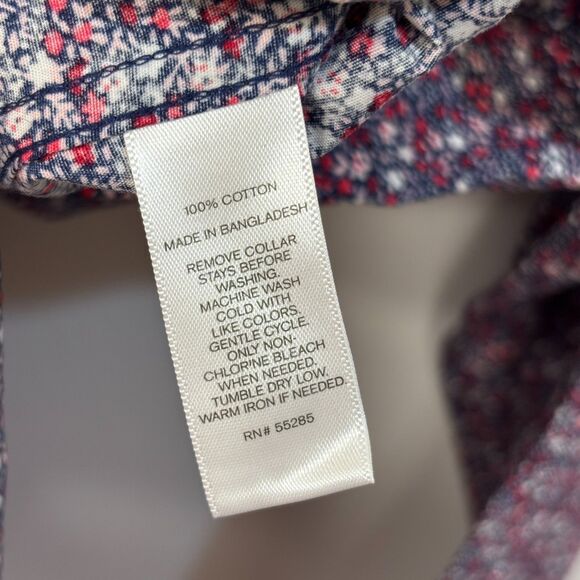 NWT Express Men Extra Slim Fit Button Shirt Top Size Large Floral C025 -10 - Picture 9 of 16